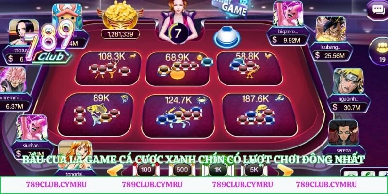 Bầu cua là game cá cược xanh chín có lượt chơi đông nhất hiện nay